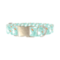 Carrot Bunny Dog Collar - metal silver