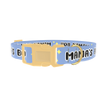 Mamas Boy Dog Collar - plastic gold