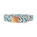 Fishing Lures Dog Collar - metal rose gold