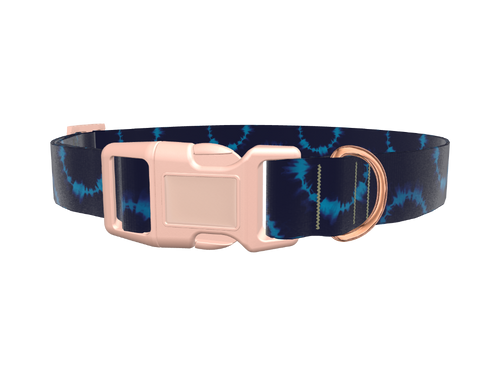 Tie Dye Circle Dog Collar