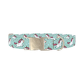Unicorn Fantasy Dog Collar - metal silver
