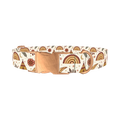 Bohemian Rainbow Dog Collar - metal rose gold