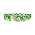 St. Patrick's Balloon Dog Collar - metal silver