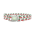 Christmas Car Dog Collar - plastic silver