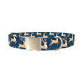 Christmas Reindeer Dog Collar - metal silver