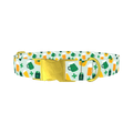 St. Patrick's Day Cheers Dog Collar - metal gold