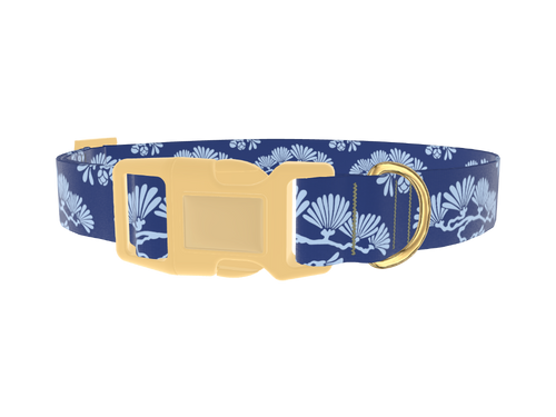 Japanese Tree Pattern Dog Collar