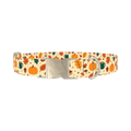 Cozy Fall Dog Collar - metal silver