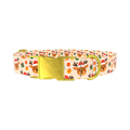 Festive Deer Gift Dog Collar - metal gold