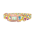Beach Ball Dog Collar - plastic rose gold