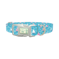 Sailboat Ocean Dog Collar - plastic silver
