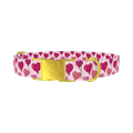 Heart Balloon Dog Collar - metal gold