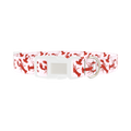 Lobster Pattern Dog Collar - plastic silver