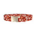 Christmas Cookie Dog Collar - metal silver