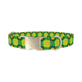 Clover Horseshoe Dog Collar - metal silver