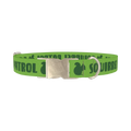 Squirrel Patrol Dog Collar - metal silver