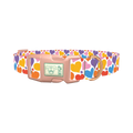 Multicolor Heart Dog Collar - plastic rose gold
