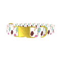 Ice Cream Treats Dog Collar - metal rose gold
