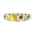 Oktoberfest Music Dog Collar - metal rose gold
