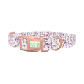 Cherry Blossom Dog Collar - plastic rose gold