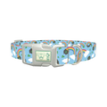 St. Patrick's Rainbow Dog Collar - plastic silver