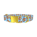 Pretzel Pattern Dog Collar - metal gold