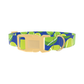 Tennis Ball Dog Collar - plastic gold