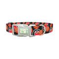Basketball Court Dog Collar - plastic silver