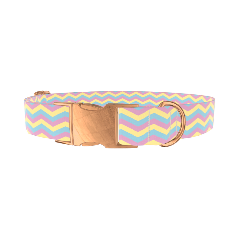 Geometric Chevron Dog Collar