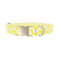 Easter Egg Floral Dog Collar - metal silver