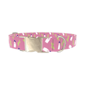 Cowboy Ghost Dog Collar - metal silver