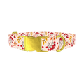 Autumn Rowanberry Dog Collar - metal gold