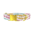 Positive Vibes Text Dog Collar - metal gold