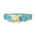 Christmas Penguin Dog Collar - plastic gold