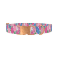 Floral Hyacinth Dog Collar - metal rose gold