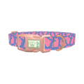 Pink Bunny Dog Collar - plastic rose gold