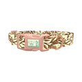 Botanical Branches Dog Collar - plastic rose gold