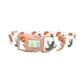 Colorful Frog Pattern Dog Collar - plastic rose gold
