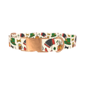 Oktoberfest Music Dog Collar - metal rose gold