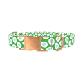 Floral Easter Egg Dog Collar - metal rose gold
