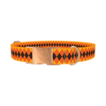 Halloween Rhombus Dog Collar - metal rose gold