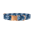 Digital Camo Dog Collar - metal rose gold
