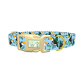 Tropical Toucan Dog Collar - plastic gold