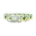 Leprechaun Hat Rainbow Dog Collar - plastic silver