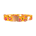 Football Trophy Dog Collar - metal rose gold