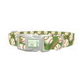 Baseball Pattern Dog Collar - plastic silver