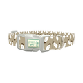 Cowboy Ghost Pattern Dog Collar - plastic silver