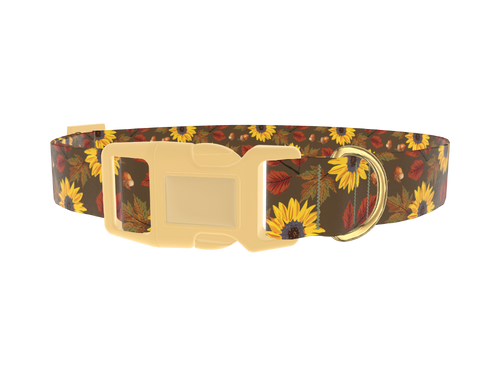 Autumn Floral Dog Collar