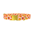 Halloween Pumpkin Dot Dog Collar - metal gold