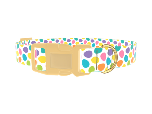 Colorful Easter Egg Dog Collar